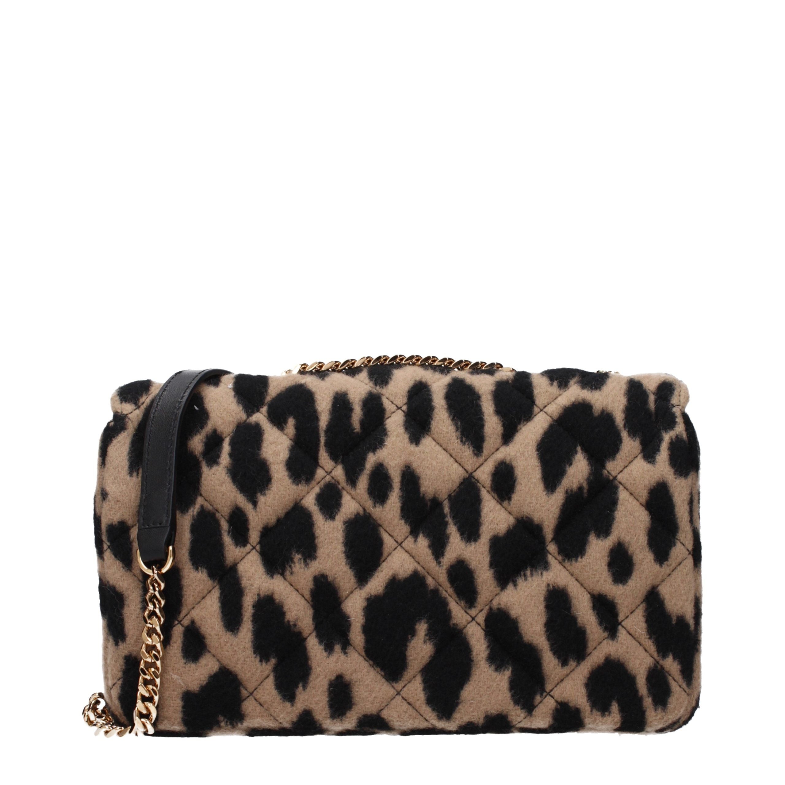 Versace Braune Schultertasche aus Wolle-3