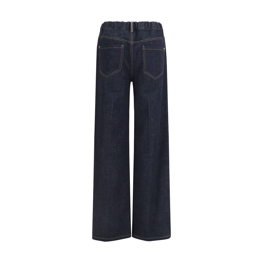 Brunello Cucinelli Blaue Baumwolljeans Denim-2