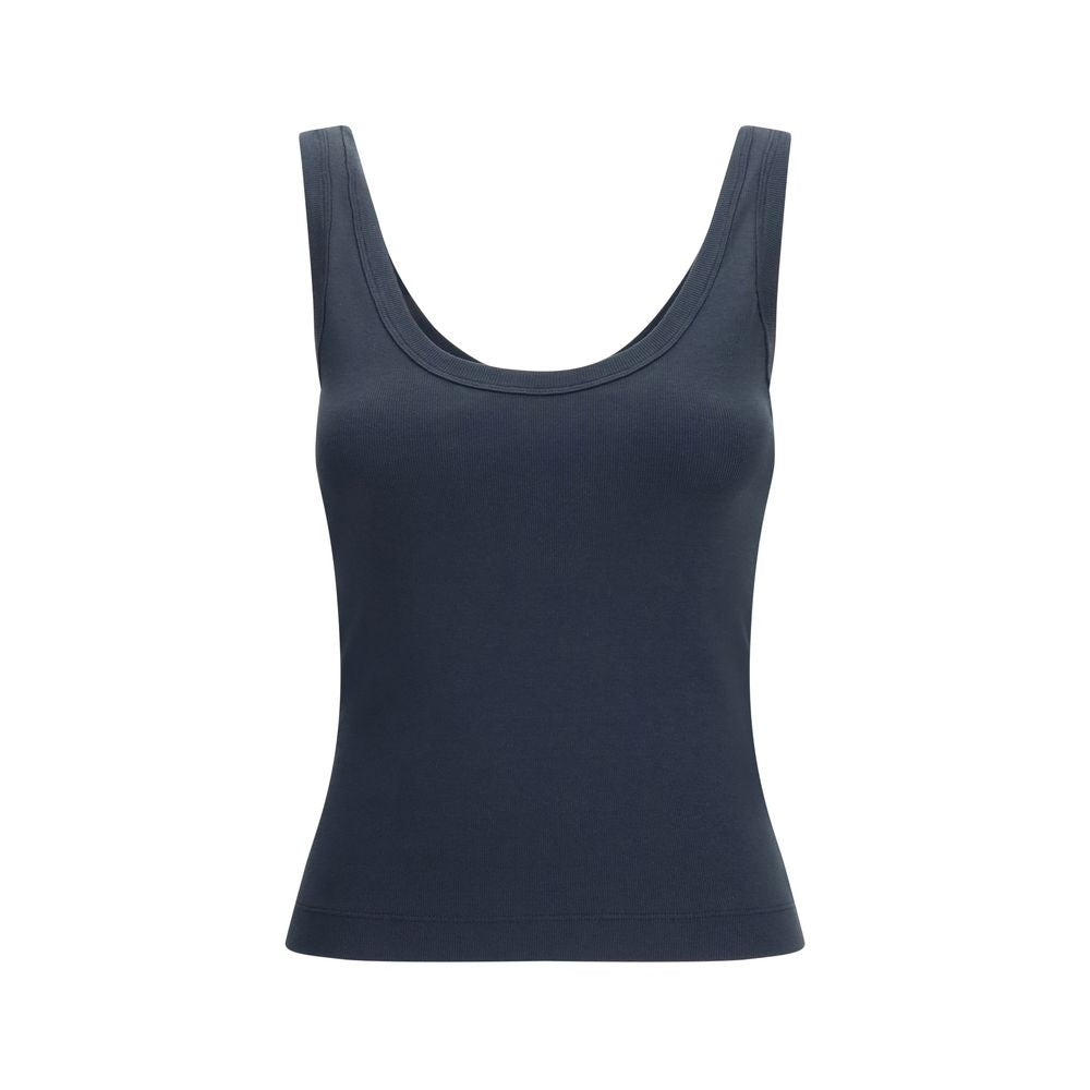 Brunello Cucinelli Blaues Baumwoll-T-Shirt