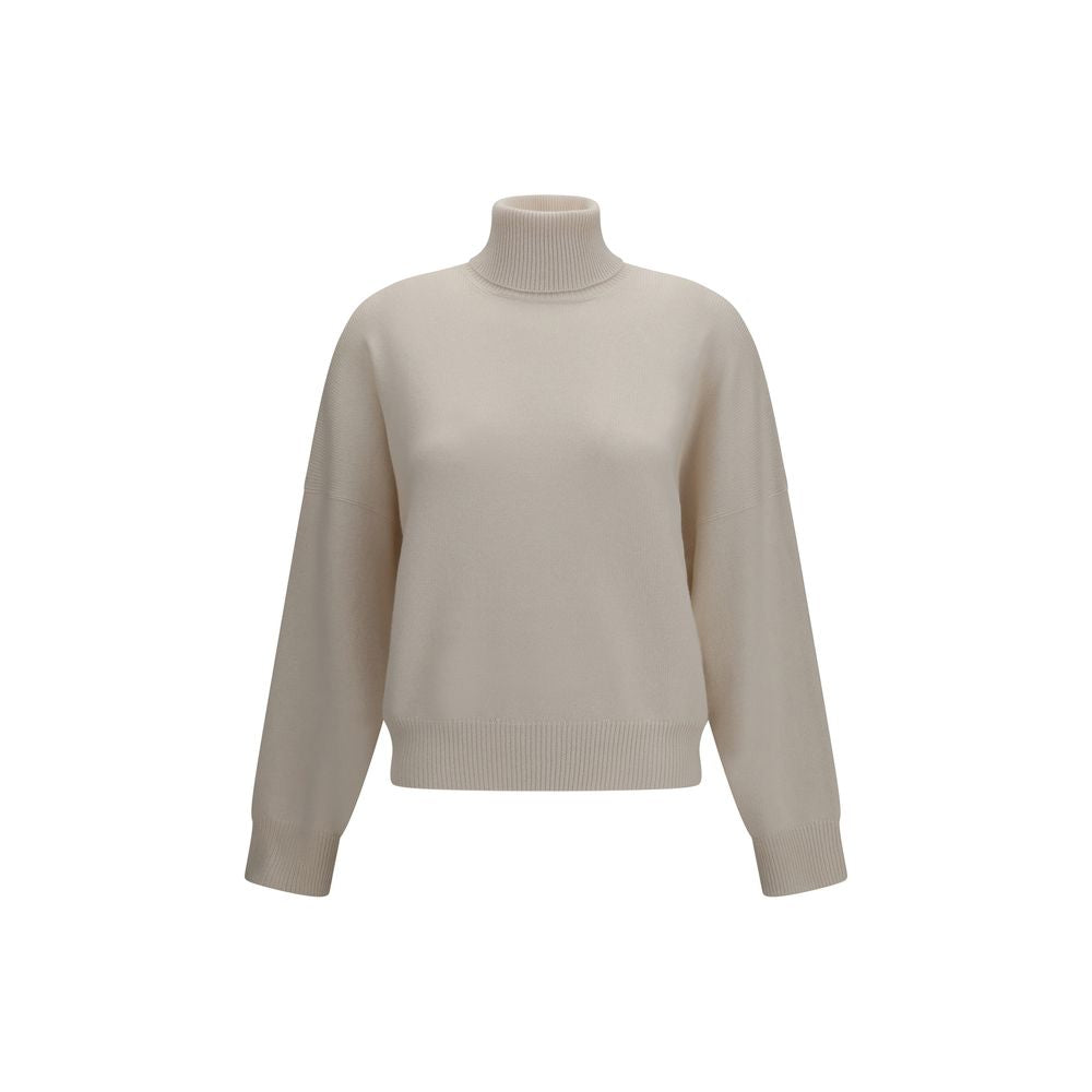 Brunello Cucinelli Beiger Kaschmirpullover-1