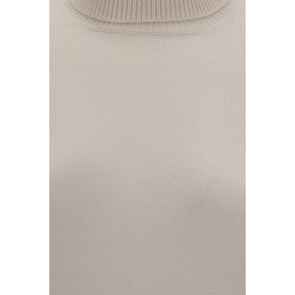Brunello Cucinelli Beiger Kaschmirpullover-3