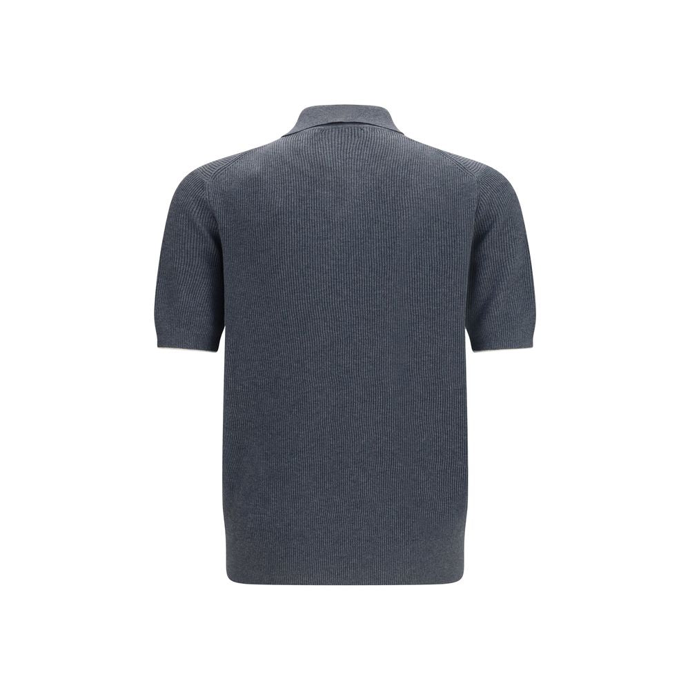 Brunello Cucinelli Graues Baumwoll-Sweatshirt-2