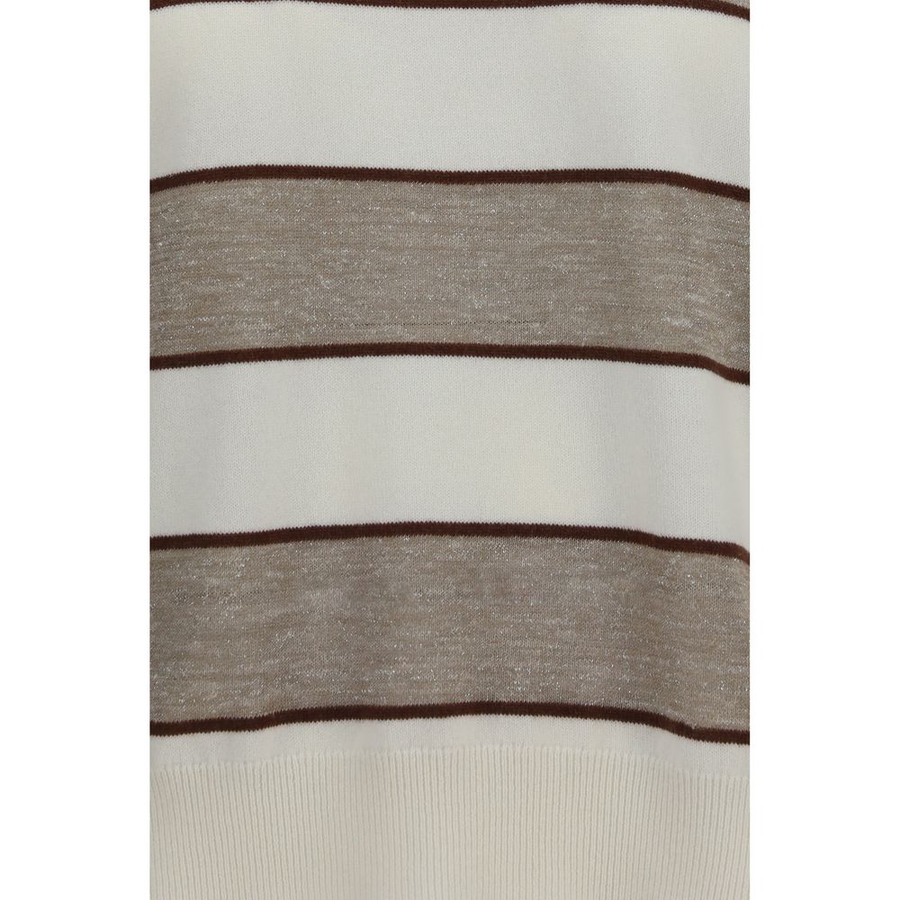 Brunello Cucinelli Beige Wool Oves Aries Sweatshirt-3