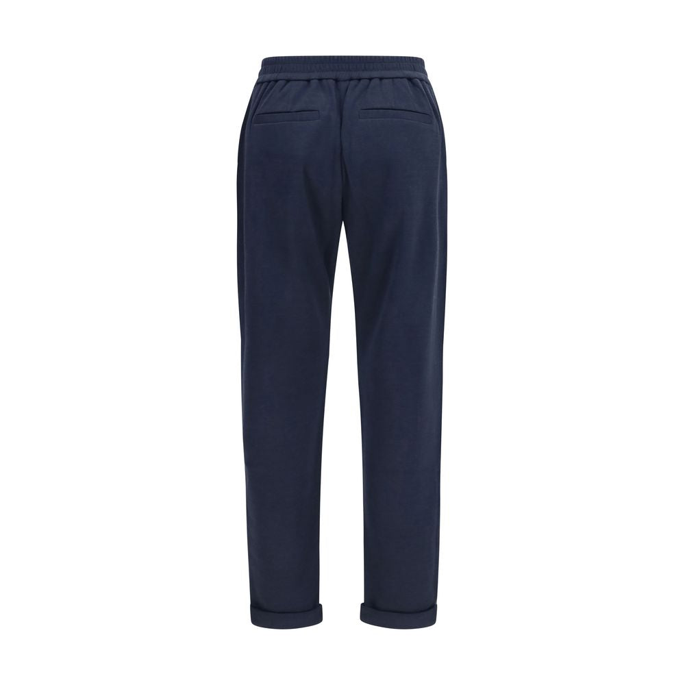 Brunello Cucinelli Blaue Freizeithose aus Polyamid-2