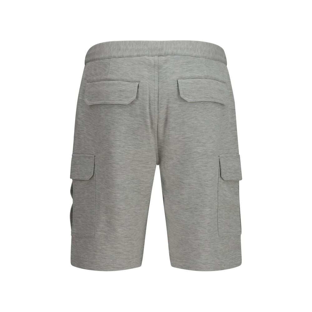Brunello Cucinelli Graue Cargoshorts aus Baumwolle-2