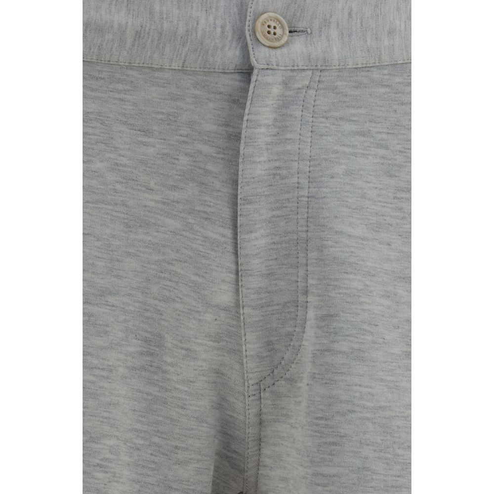 Brunello Cucinelli Graue Cargoshorts aus Baumwolle-3