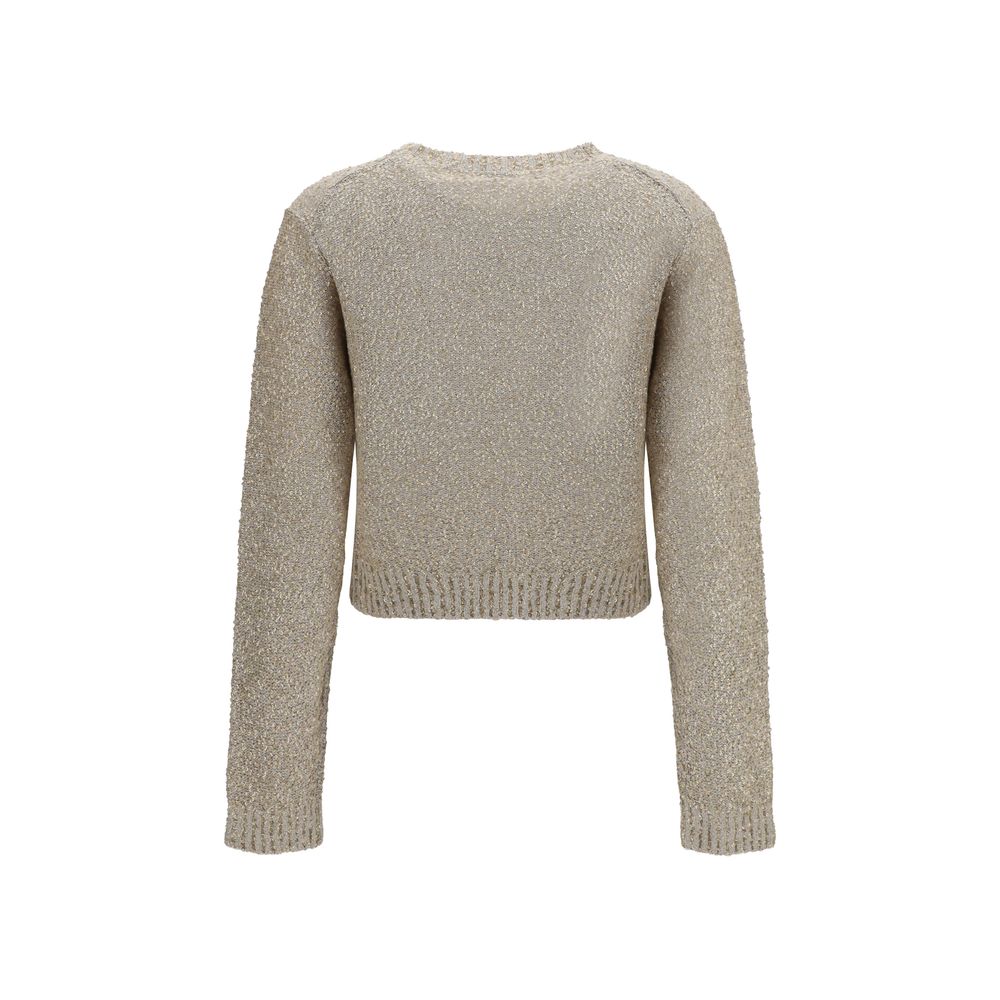 Brunello Cucinelli Beige Leinen Sweatshirt-2