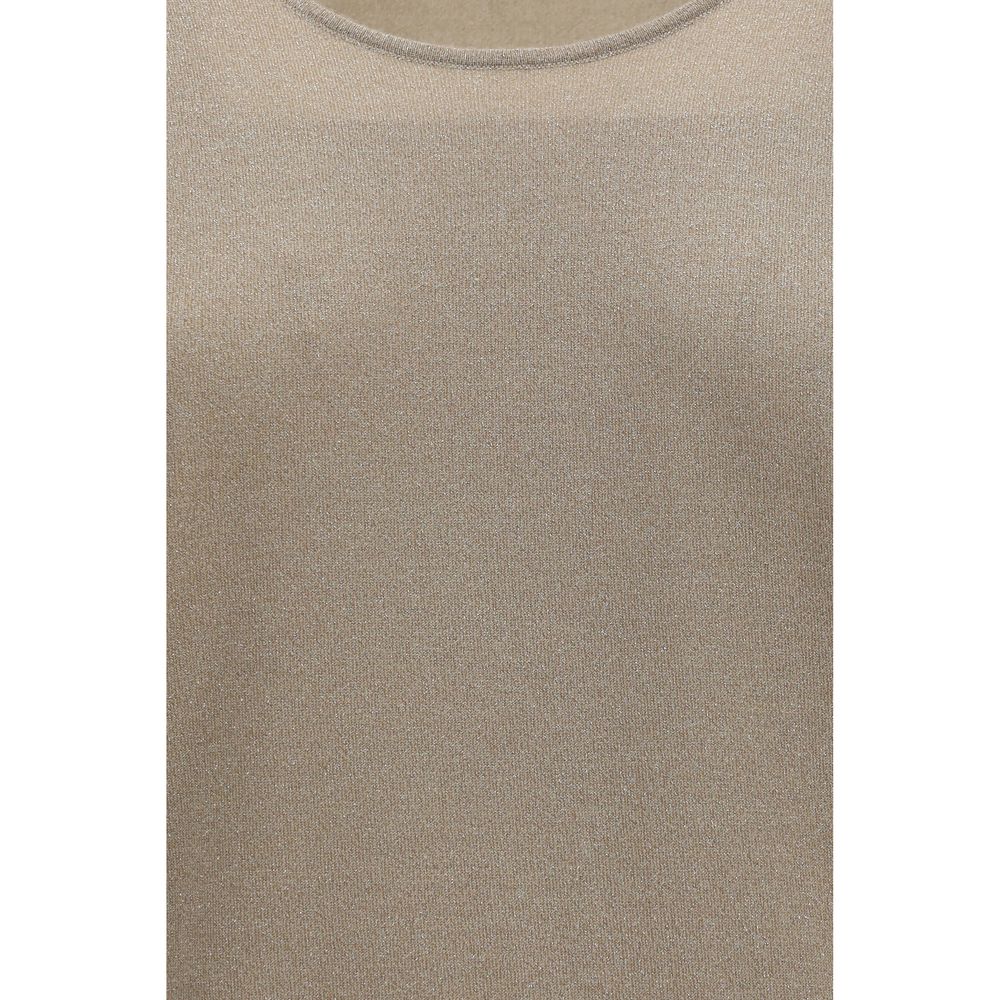 Brunello Cucinelli Beige Kaschmir-Tanktop ohne Ärmel-3