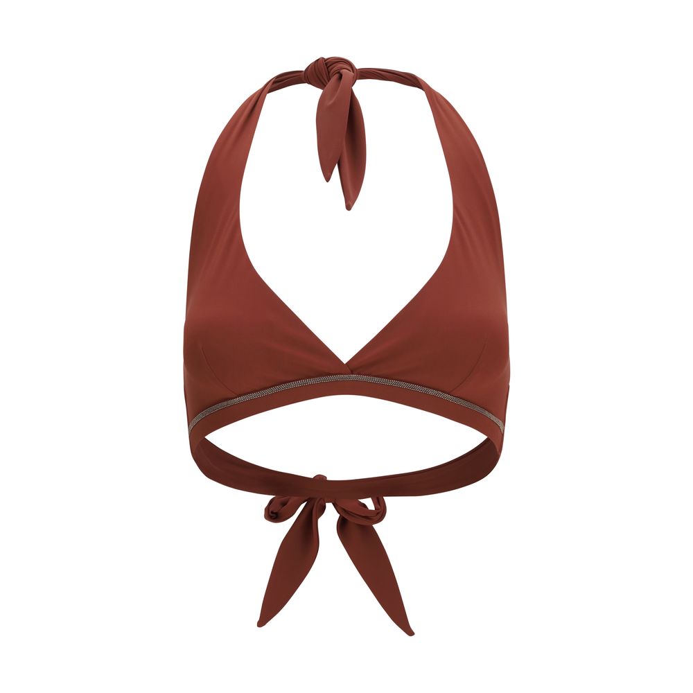 Brunello Cucinelli Mehrfarbiger Bikini aus Polyamid-1