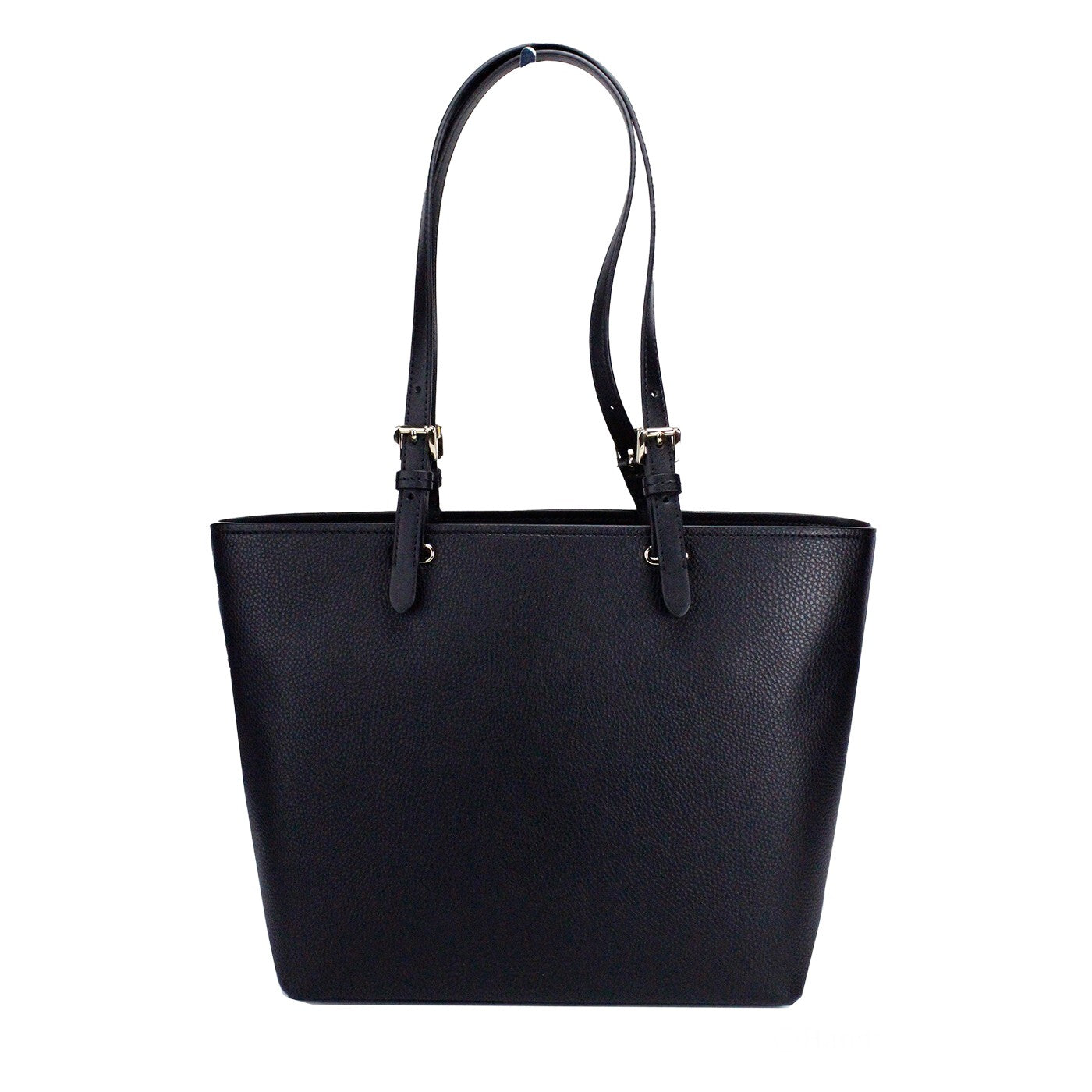Michael Kors Women's Jet Set Travel Medium Double Pocket Tote Black/Silver 35F3GTVT8B-001-3