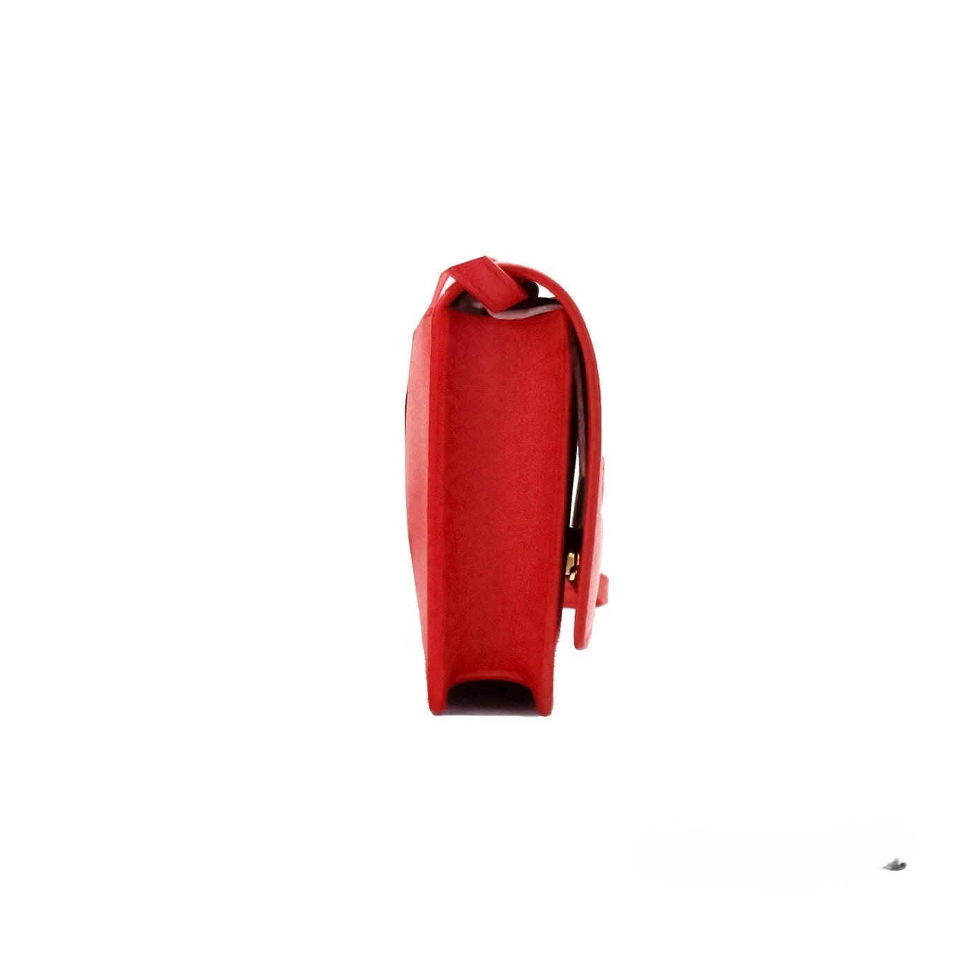 Burberry Hampshire Small Crossbody Bag in Red Smooth Leather with Embossed Logo-3