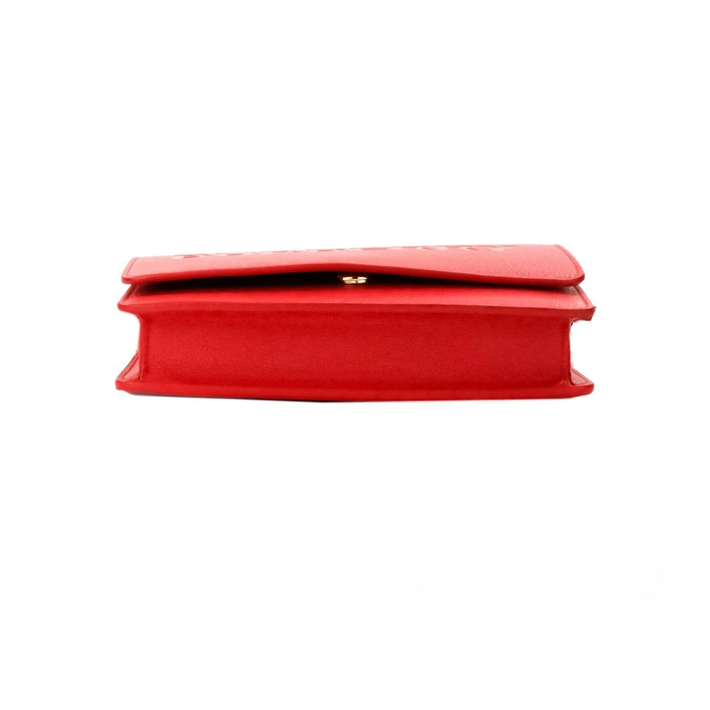 Burberry Hampshire Small Crossbody Bag in Red Smooth Leather with Embossed Logo-4