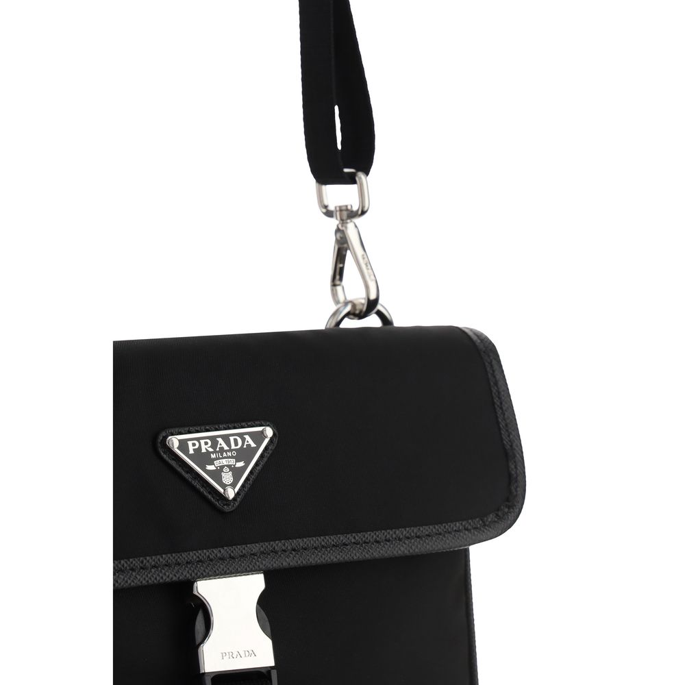 Prada Schwarzes recyceltes Polyamid Sonstige Accessoires-3