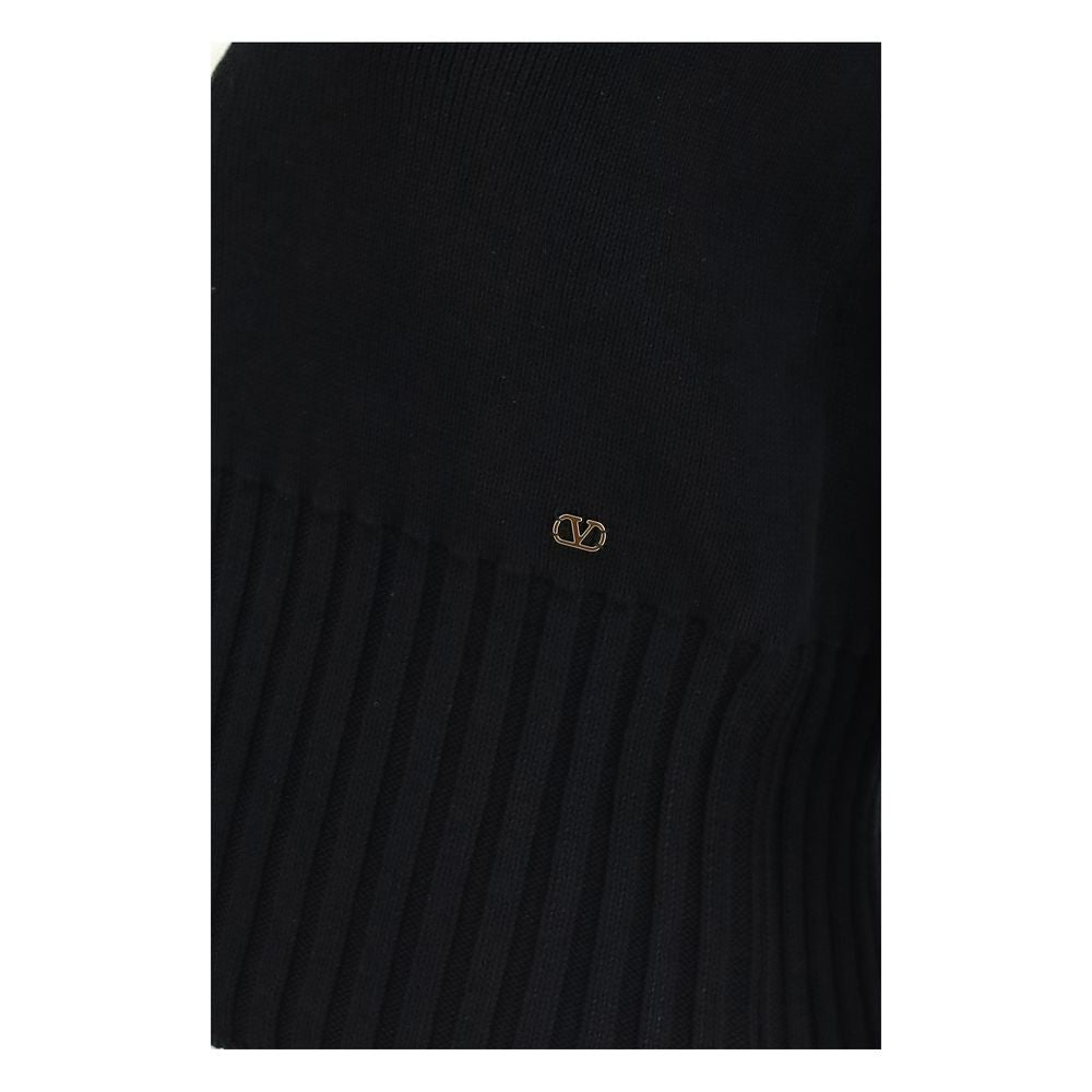 Valentino Schwarzer Baumwollcardigan-3