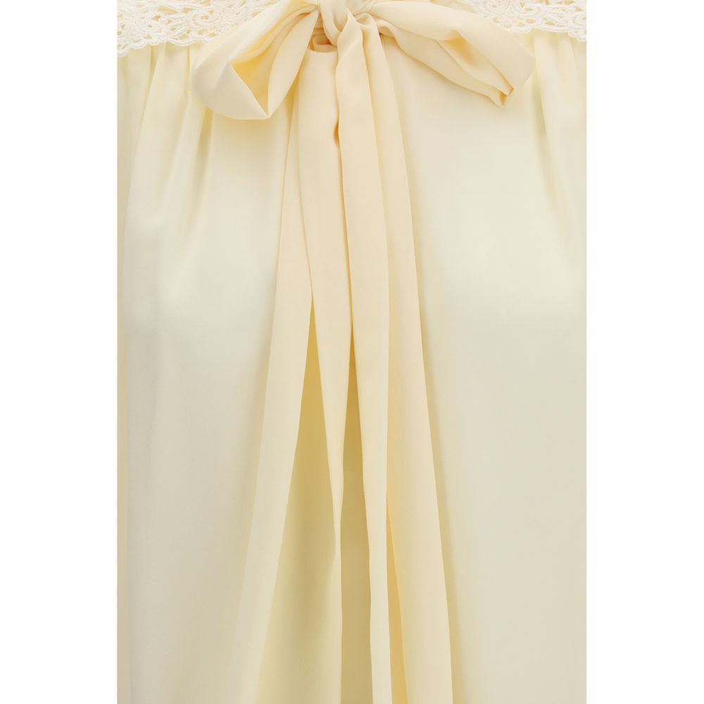 Chloé Beige Polyester Bluse-3