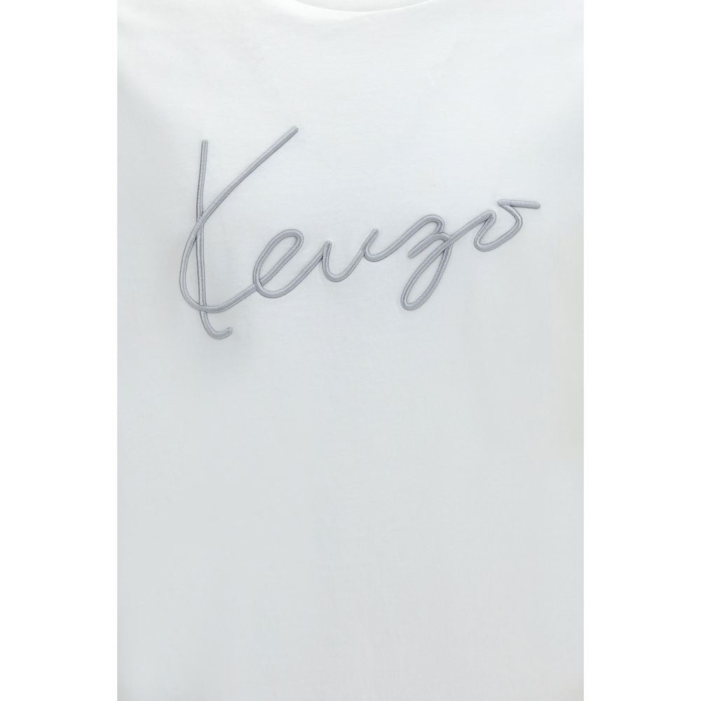 Kenzo Weißes Baumwoll-T-Shirt-3