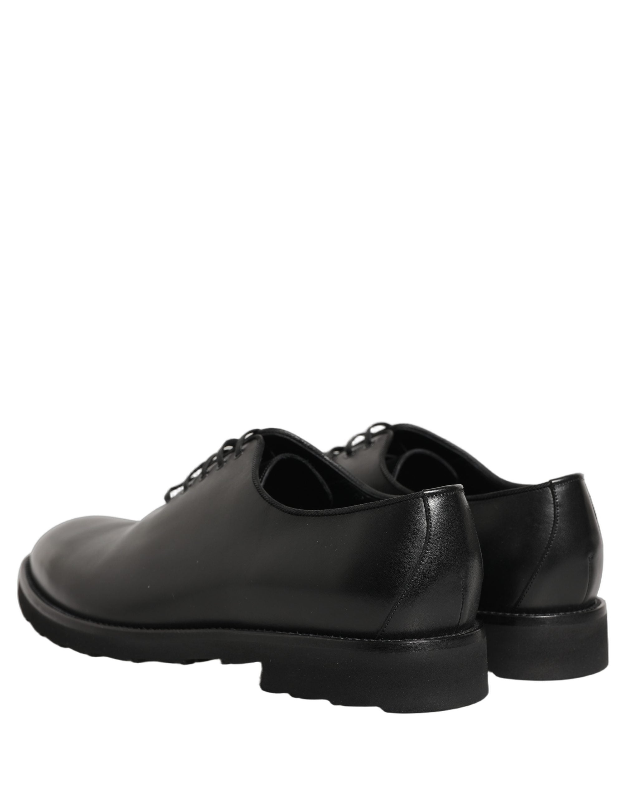 Dolce & Gabbana Schwarze Leder Oxford Businessschuhe für Herren-5