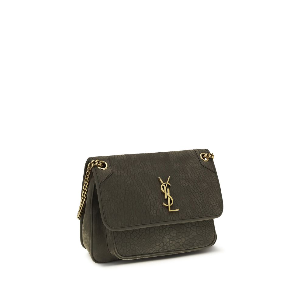 Saint Laurent Graue Lammleder Schultertasche Ovis Aries Aries-2