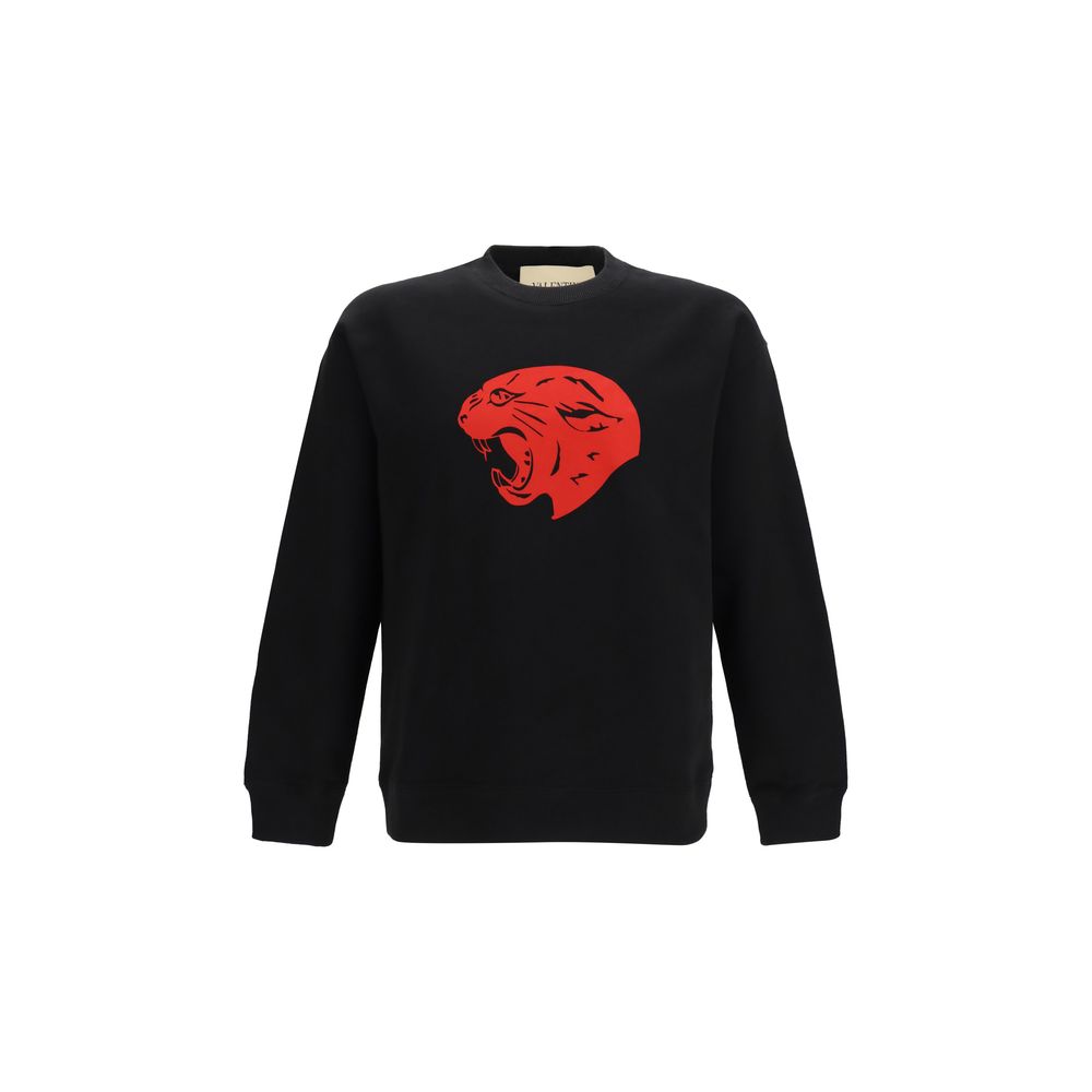 Valentino Schwarzer Baumwoll-Sweatshirt-1