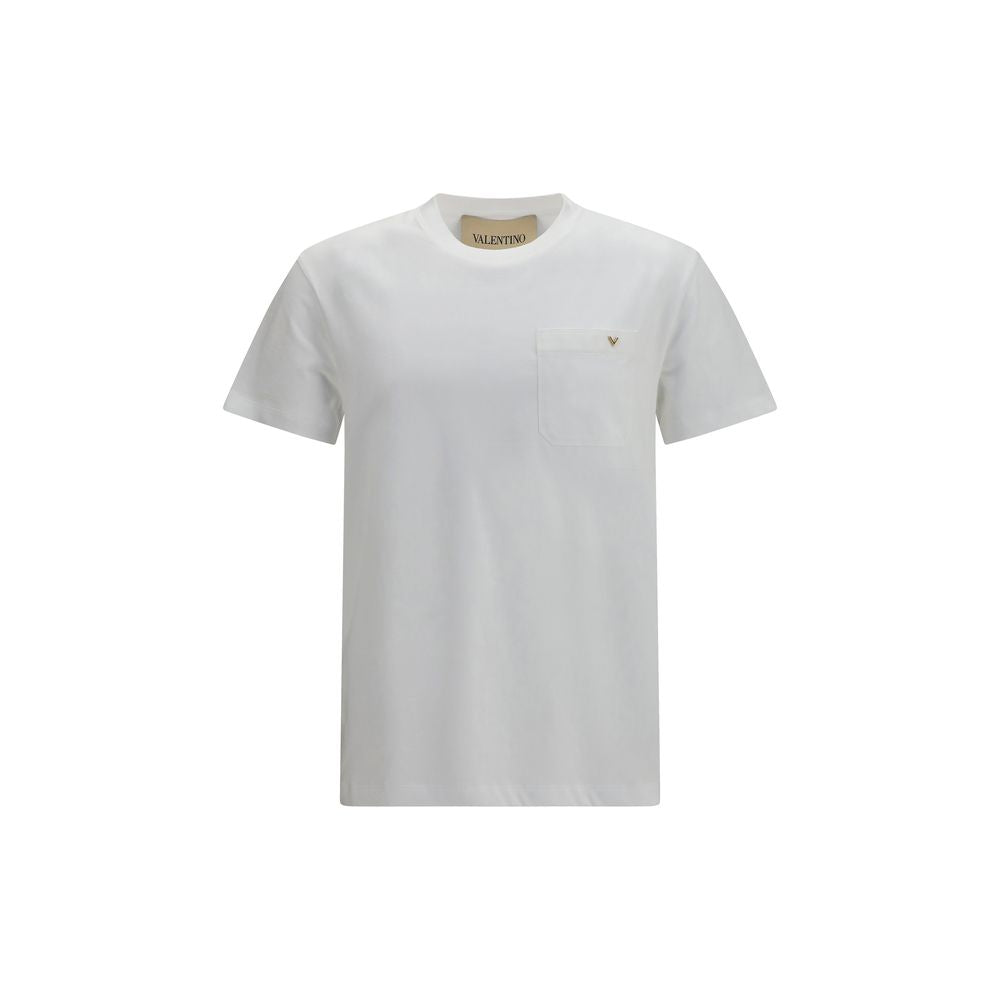 Valentino Weißes Baumwoll-T-Shirt