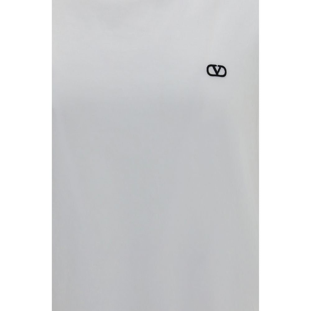 Valentino Weißes Baumwoll-T-Shirt-3