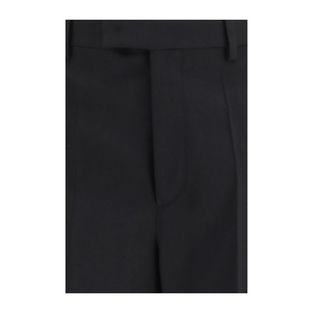 Valentino Schwarze Wollhose Oves Aries-3
