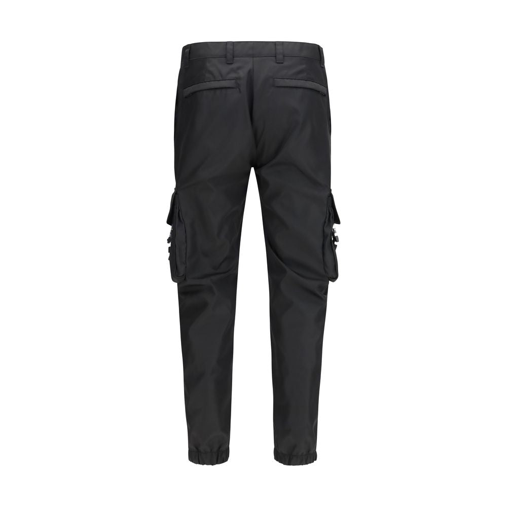 Prada Schwarze Cargohose aus Nylon-2