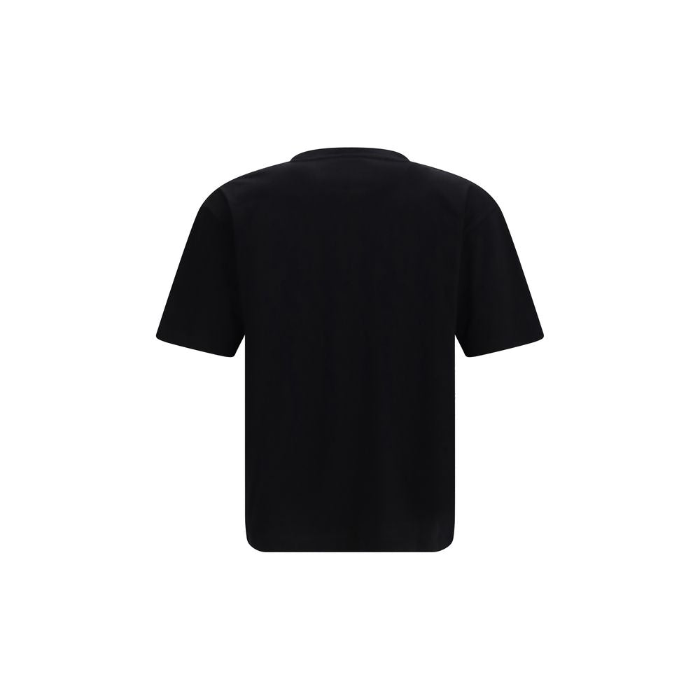 Valentino Schwarzes Baumwoll-T-Shirt-2
