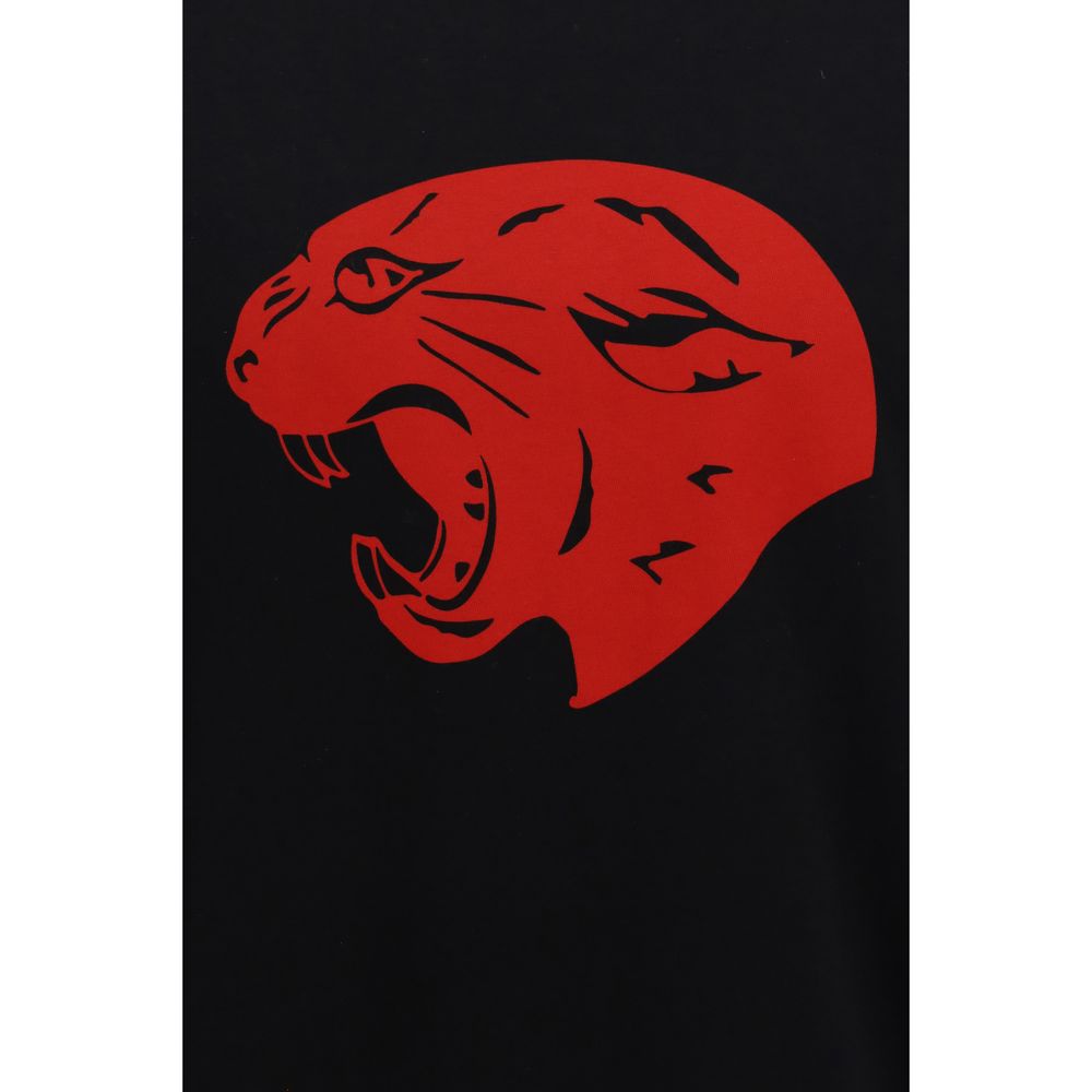 Valentino Schwarzes Baumwoll-T-Shirt-3