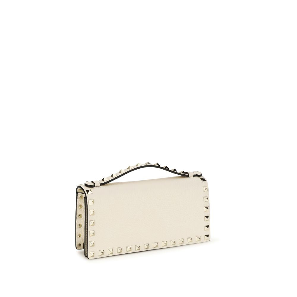 Valentino Garavani Beige Calf Leather Bos Taurus Wallet-2