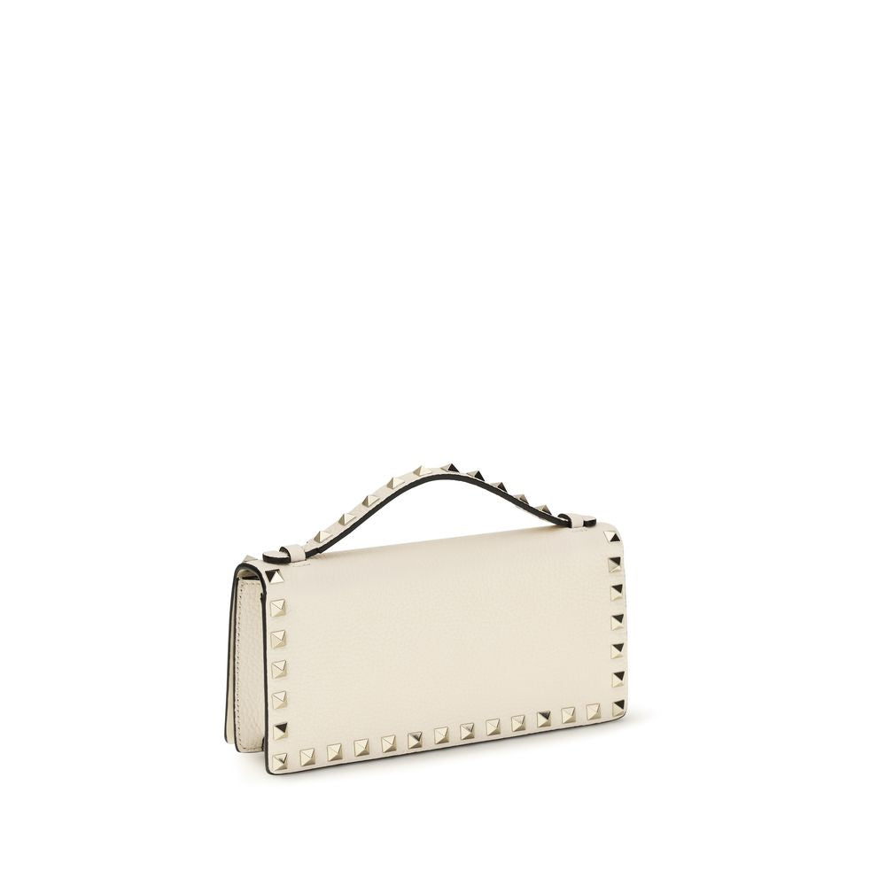 Valentino Garavani Beige Calf Leather Bos Taurus Wallet-3