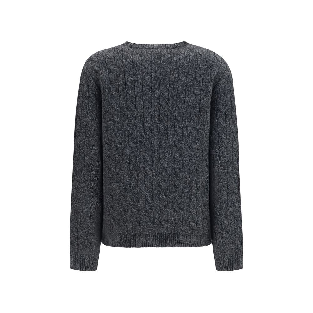 Valentino Grauer Oves Aries Wollpullover-2