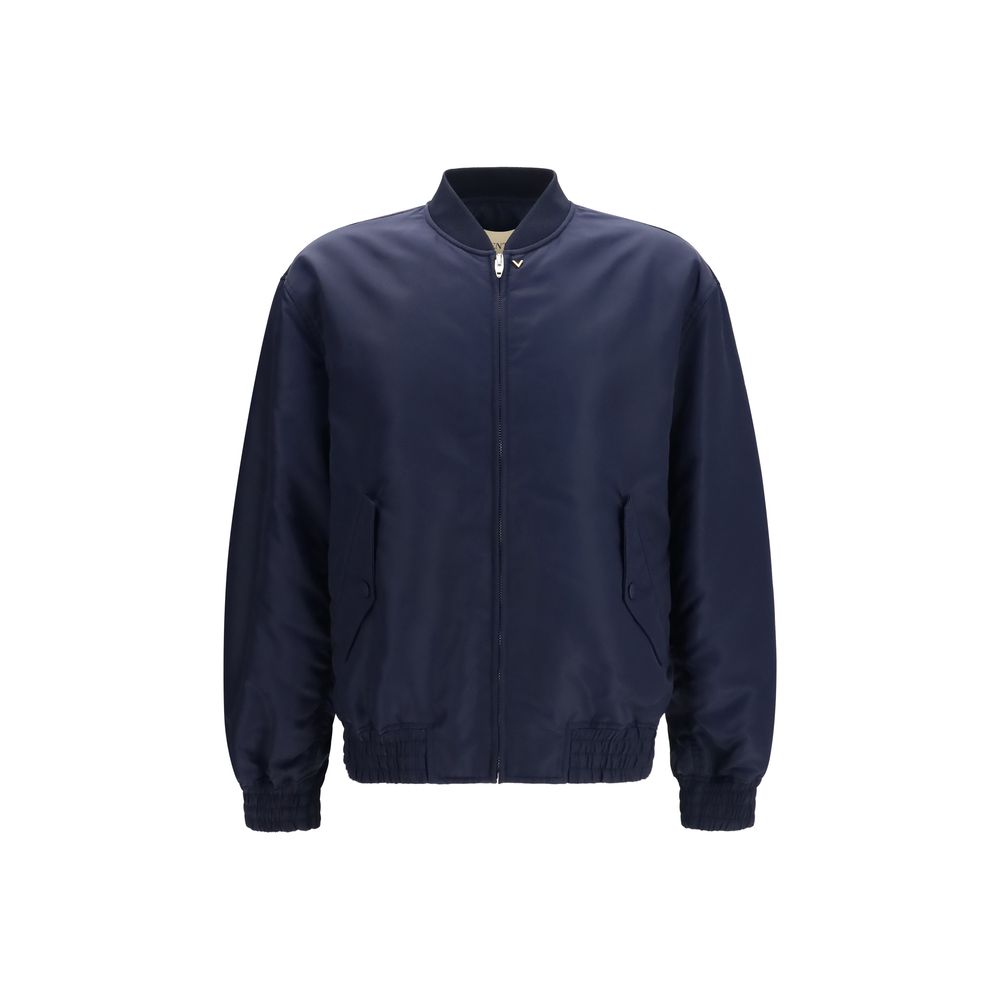 Valentino Blauer Bomber aus Polyamid-1