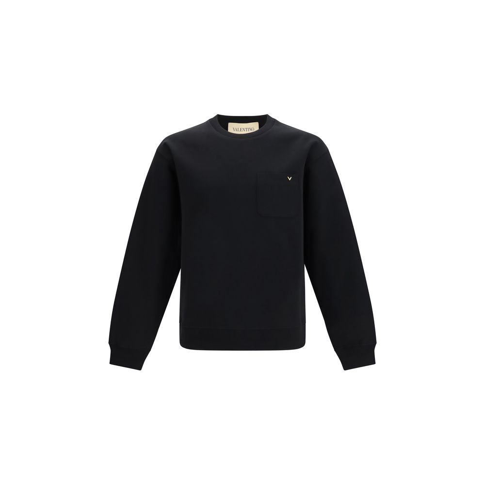 Valentino Schwarzer Baumwoll-Sweatshirt-1