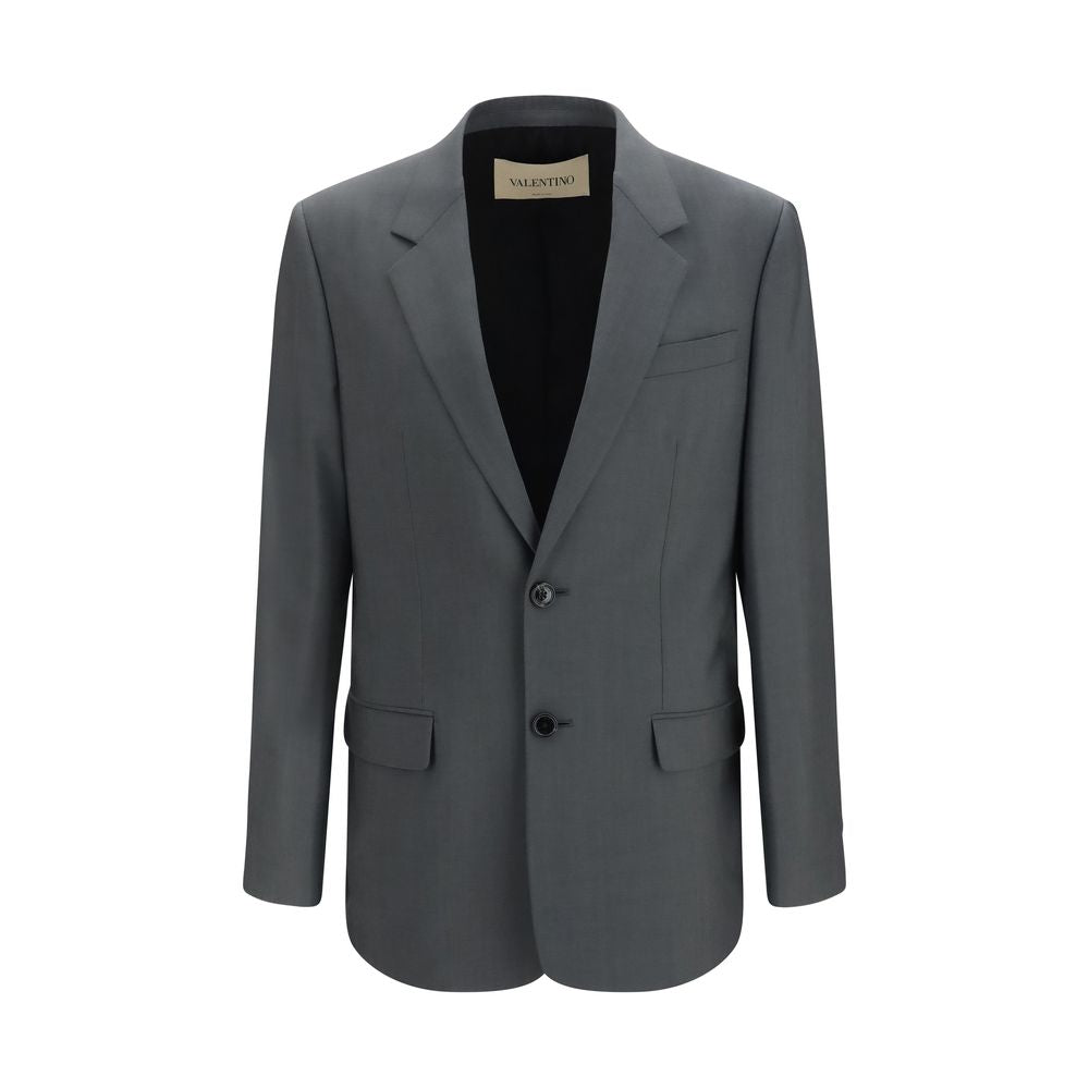 Valentino Graue Lammwolljacke Oves Aries-1