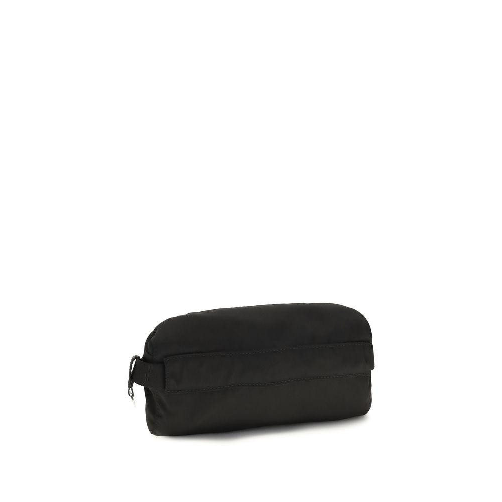 Prada Schwarze Clutch aus recyceltem Polyamid-3