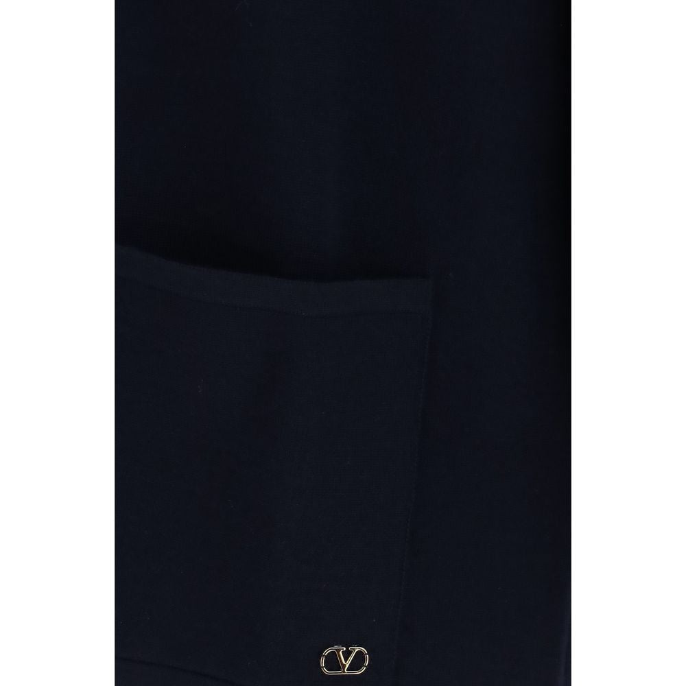 Valentino Blauer Wollcardigan Oves Aries-3