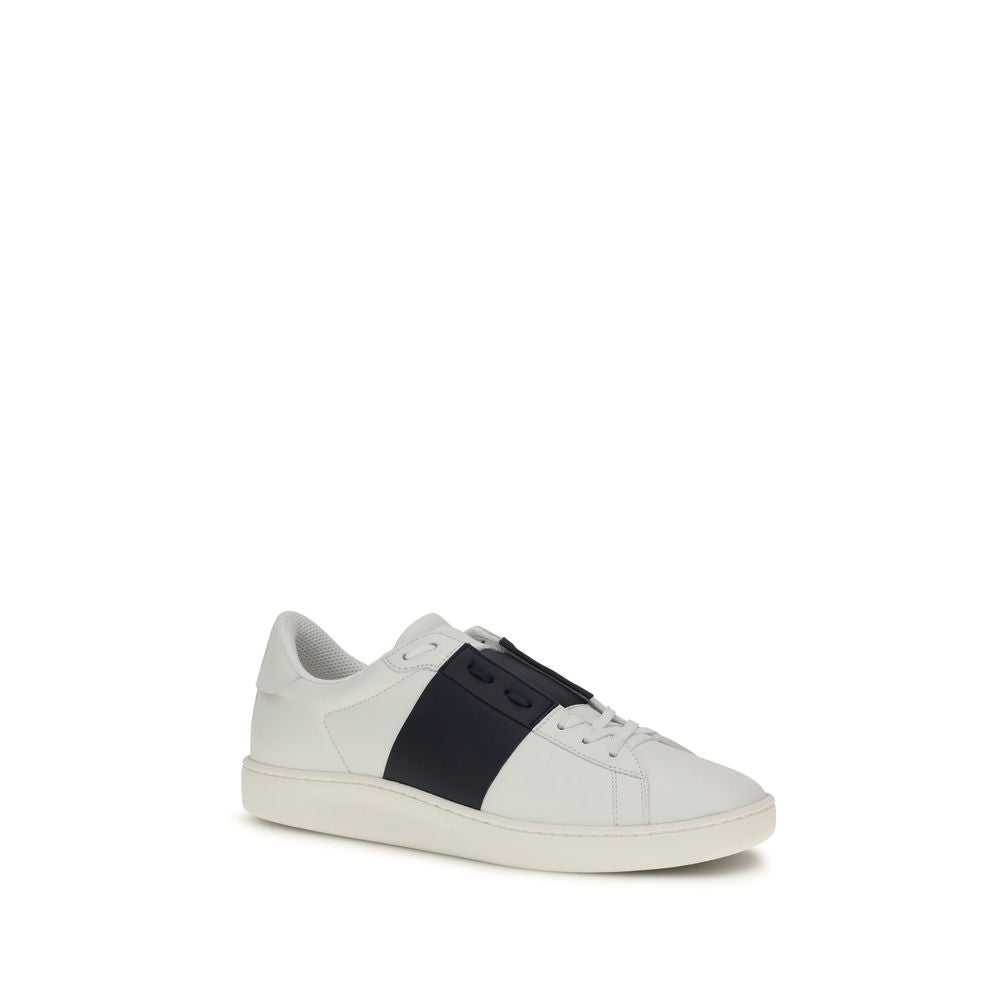 Valentino Garavani Sneakers aus blauem Kalbsleder Bos Taurus, Low-Top-2