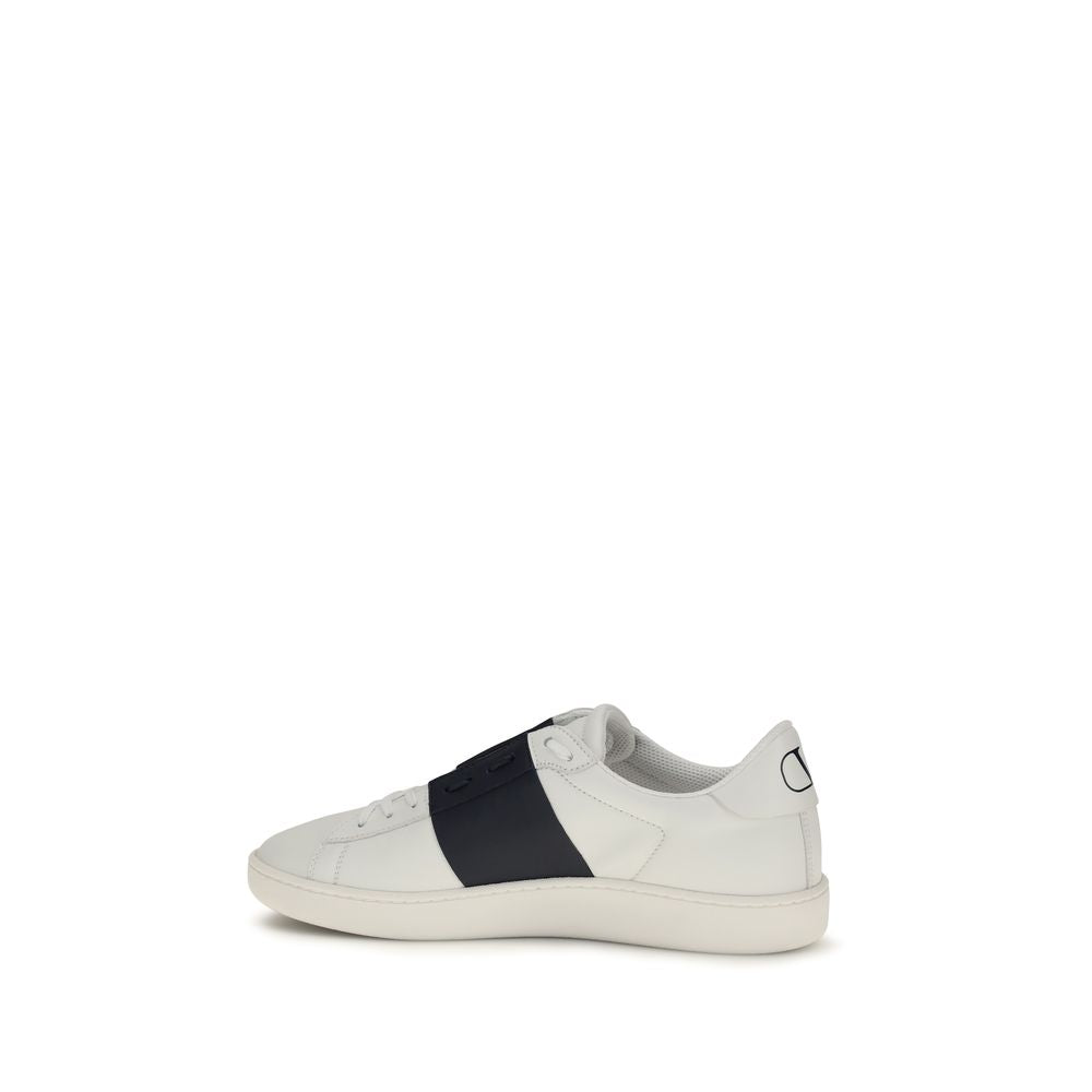 Valentino Garavani Sneakers aus blauem Kalbsleder Bos Taurus, Low-Top-3
