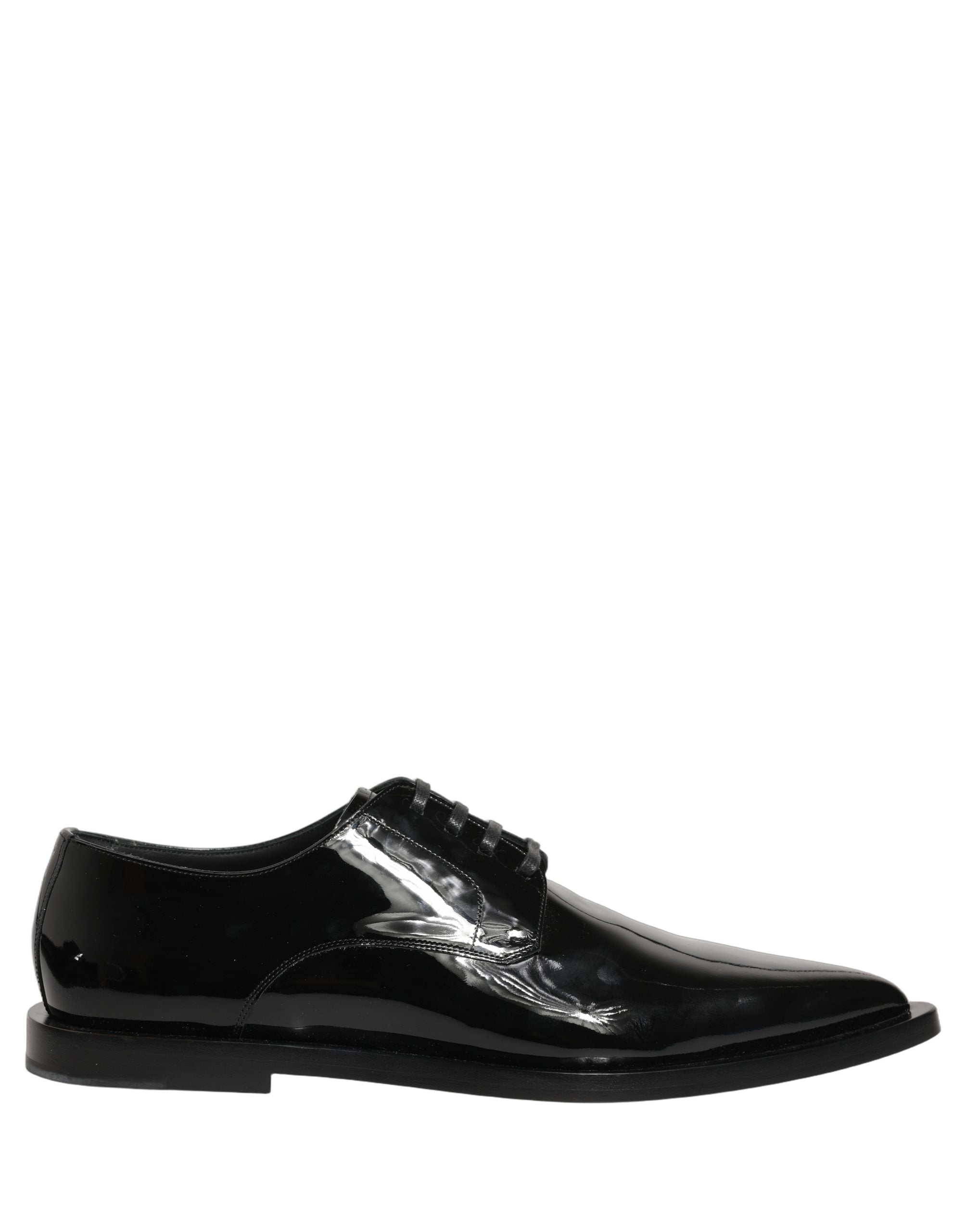 Dolce & Gabbana Schwarze Leder Herren Derby Business-Schuhe-1