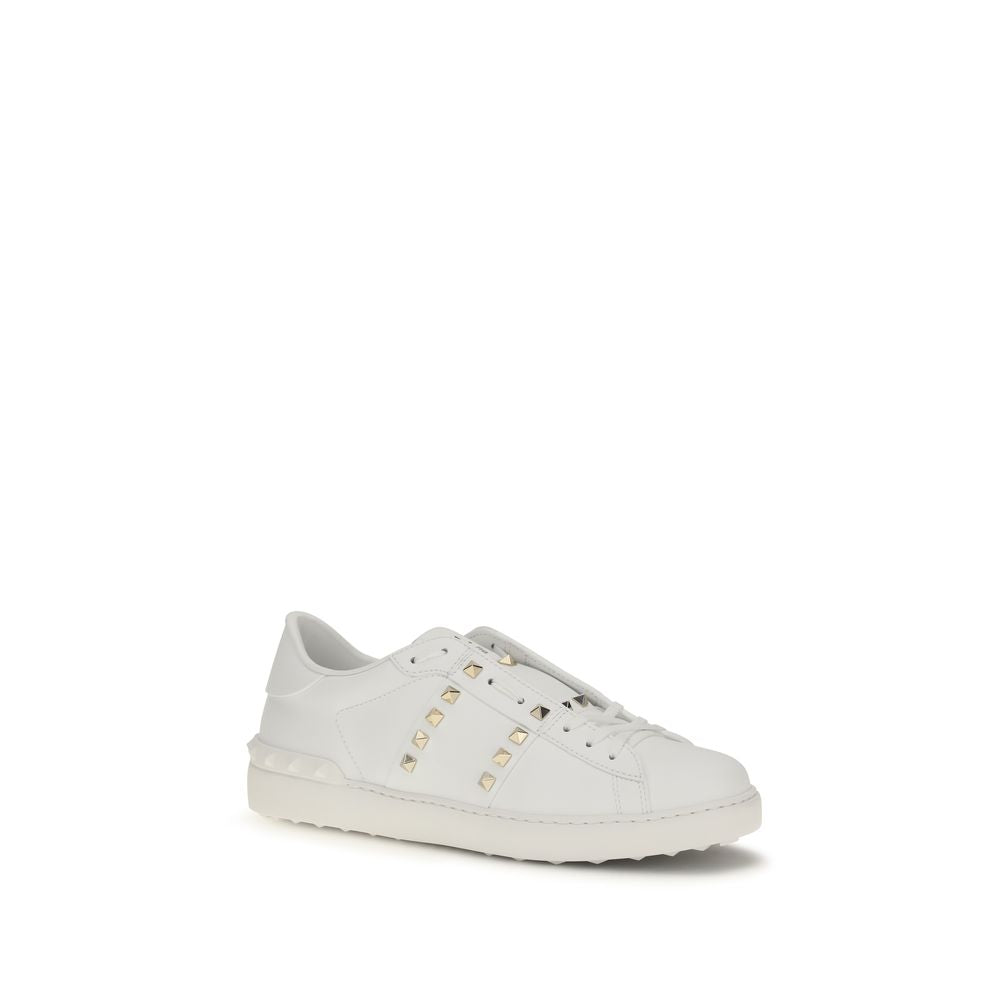 Valentino Garavani Weiße Bos Taurus Kalbsleder Athletic Sneaker-2