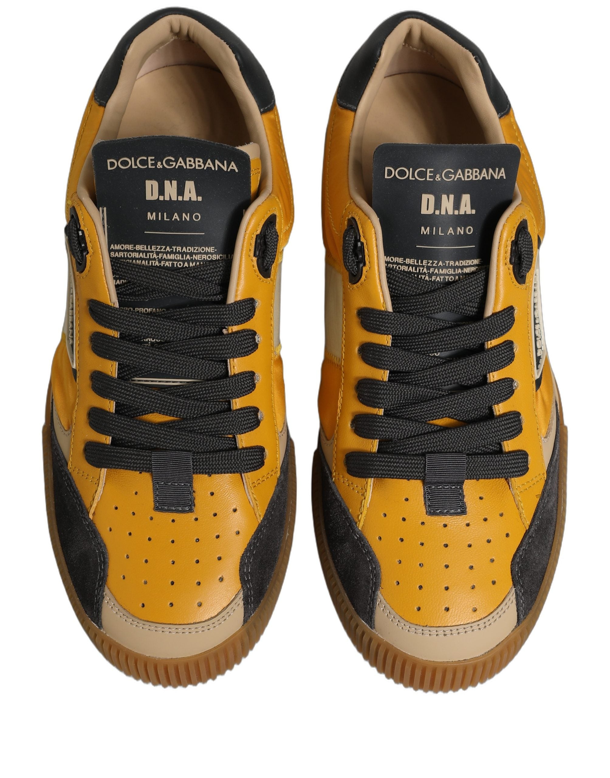 Dolce & Gabbana Multicolor MIAMI Low Top Men's Sneakers-3