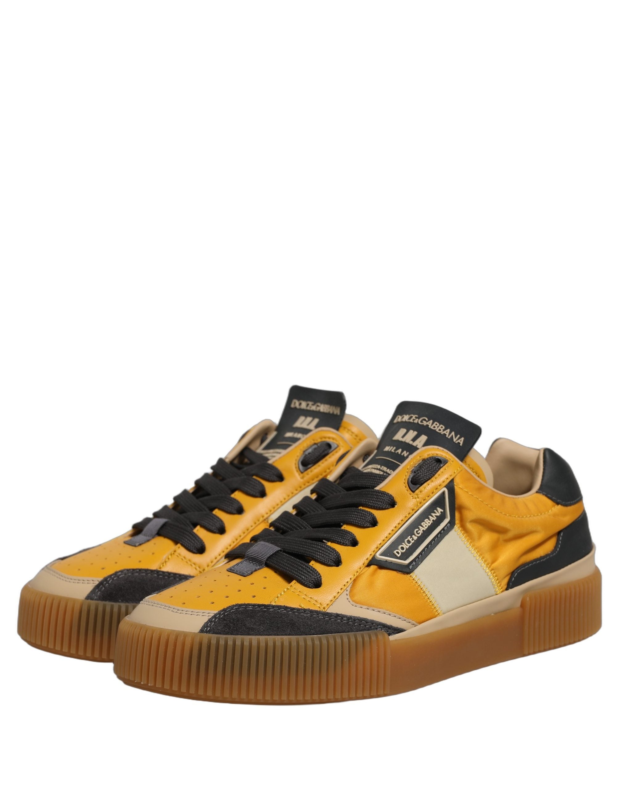Dolce & Gabbana Multicolor MIAMI Low Top Men's Sneakers-4