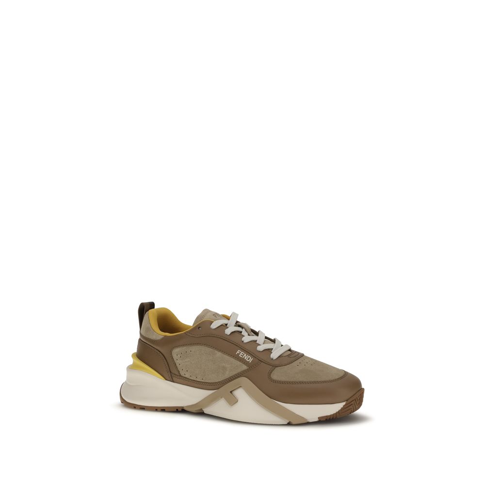 Fendi Multicolor Calf Leather Bos Taurus Athletic Sneakers-2