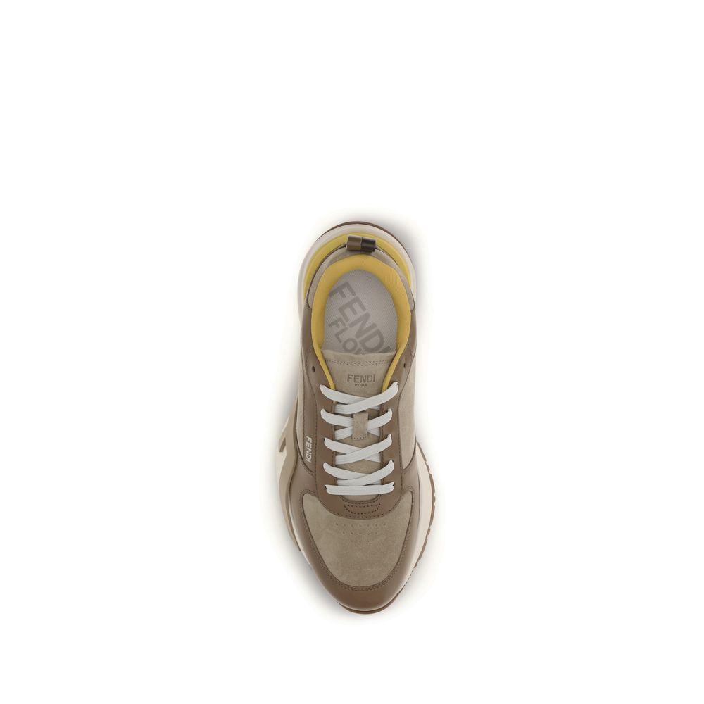 Fendi Multicolor Calf Leather Bos Taurus Athletic Sneakers-4
