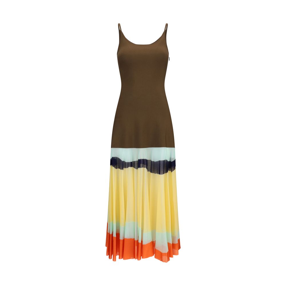 Fendi Mehrfarbiges Freizeitkleid aus Viskose-1