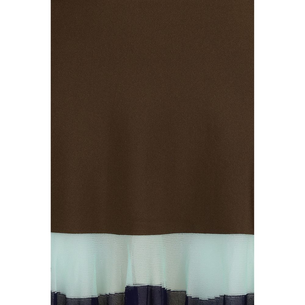 Fendi Mehrfarbiges Freizeitkleid aus Viskose-3