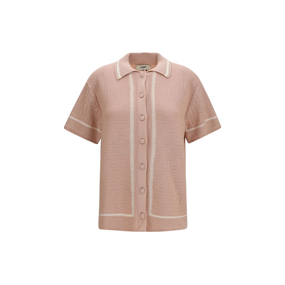 Fendi Mehrfarbige Baumwollbluse-1