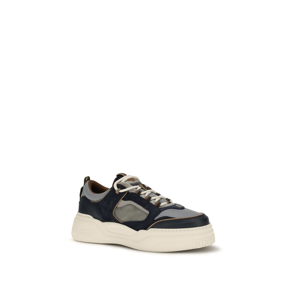 Fendi Multicolor Calf Leather Bos Taurus Athletic Sneakers-2