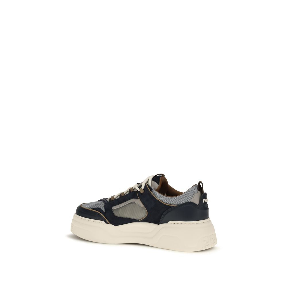 Fendi Multicolor Calf Leather Bos Taurus Athletic Sneakers-3